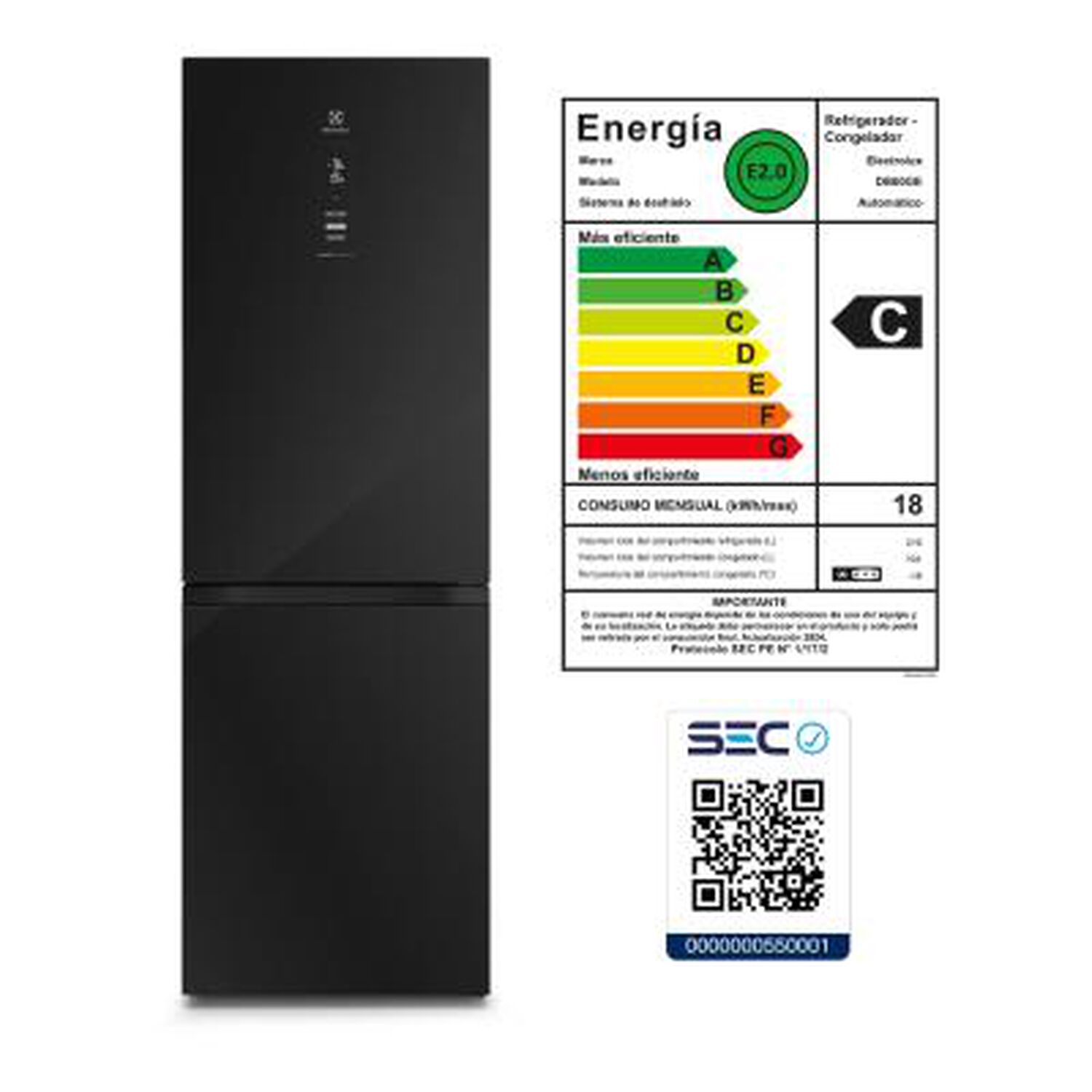 Refrigerador Bottom Freezer Electrolux Db60ge / No Frost / 323 Litros / C image number 10.0